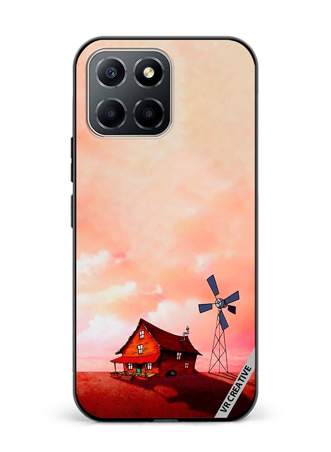 VR CREATIVE Protective Case Cover For Honor X6 House Design Multicolour - Image 1