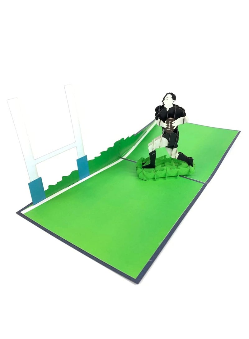 Abra Cards Rugby Pop Up Card Best Fathers Day Gift - Image 1