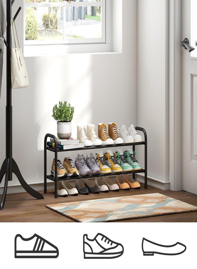 kiplant 2-Tier Shoe Rack for Closet, Expandable Metal Shoe Organizer, Adjustable Shoe Shelf Storage Organizer, Standing Shoe Rack for Entryway Closet Doorway - Image 4