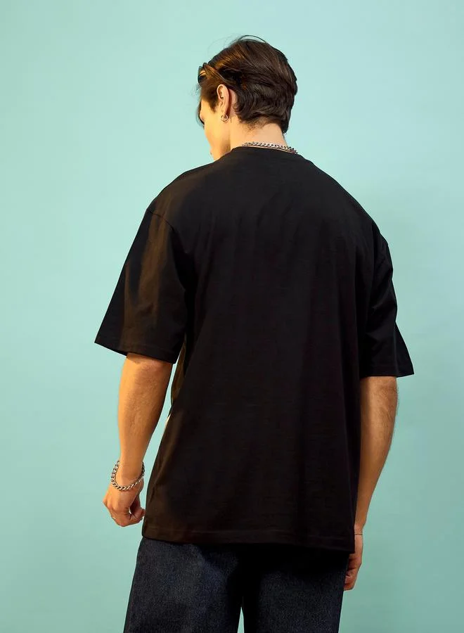 Mascln Sassafras Mascln Sassafras Front Graphic Print Oversized T-Shirt