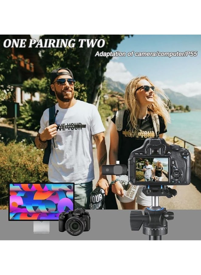 ARNOTEC - 3 in 1 Wireless Lavalier Microphone for iPhone, Android & Camera, USB-C Mini Microphone with Noise Reduction for YouTube, Live Stream, TikTok, Vlogs, Video Recording - Image 1