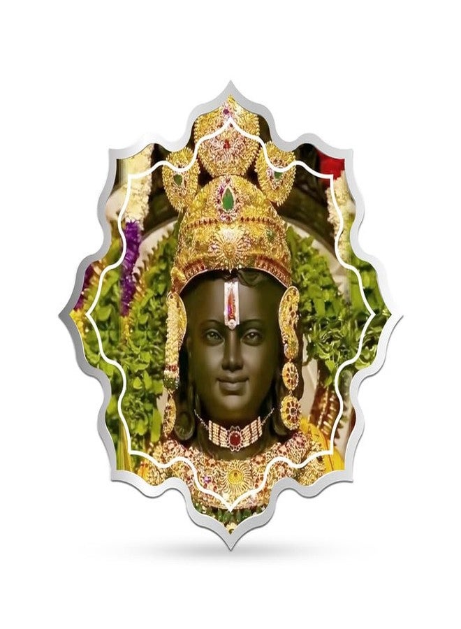 Silviya BIS Hallmarked Ram Lalla Virajman Mandir 999 Pure Silver Coin (10g) Lotus Shape: Ayodhya Temple - Hindu God Ram - Diwali Gift - Religious Puja - Image 2