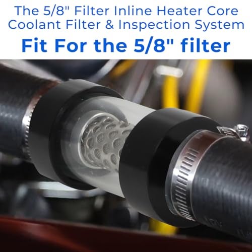 WIKIBB 58 Universal Filter Inline Heater Core Coolant Filter and Inspection System Stainless Steel Filter Mesh Matching Fixture - Image 3