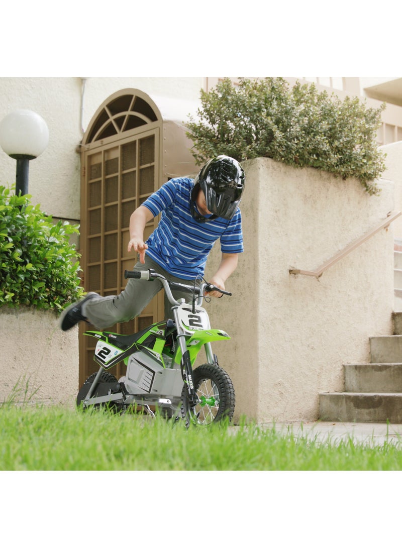 Razor Motorbike Dirt Rocket SX350 22Km/h | Kids Ages 13 Years+ | Supercross Inspired | Motocross Bike | Electric Bike | With up to 40 minutes of Continuous Use | Off-road Bike | Outdoor Adventure Green - Image 4