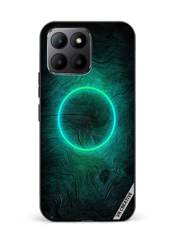 VR CREATIVE Protective Case Cover For Honor 70 Lite Green Light Design Multicolour - Image 1