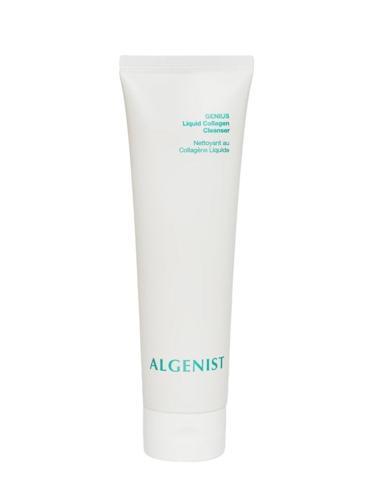Algenist Algenist GENIUS Liquid Collagen Foaming Facial Cleanser - Hydrating Face Wash & Makeup Remover with Alguronic Acid and Microalgae Oil to Nourish & Restore Skin's Radiance (150ml)  - Image 1