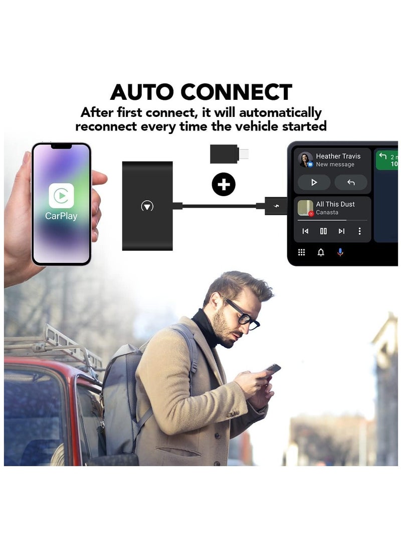 Generic - Wireless Carplay Adapter Apple Carplay Wireless Adapter Convert Wired to Wireless CarPlay Dongle for Wireless Control Plug & Play Fit for Cars from 2015 & iPhone - Image 1
