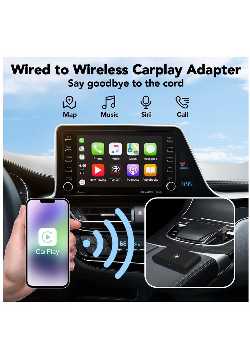 Generic - Wireless Carplay Adapter Apple Carplay Wireless Adapter Convert Wired to Wireless CarPlay Dongle for Wireless Control Plug & Play Fit for Cars from 2015 & iPhone - Image 1