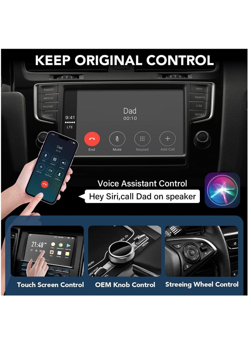 Generic - Wireless Carplay Adapter Apple Carplay Wireless Adapter Convert Wired to Wireless CarPlay Dongle for Wireless Control Plug & Play Fit for Cars from 2015 & iPhone - Image 1