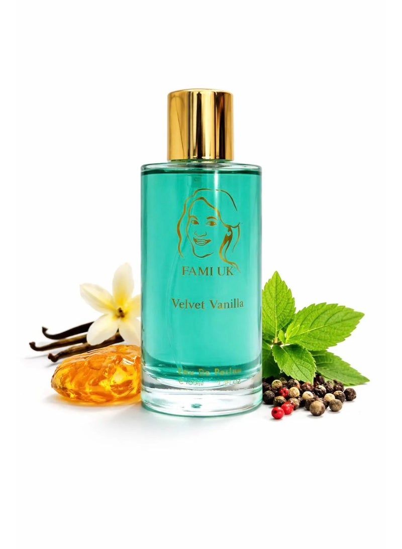 FAMIUK FAMI UK Velvet Vanilla Perfume | Premium Fragrance | Long Lasting - Image 1