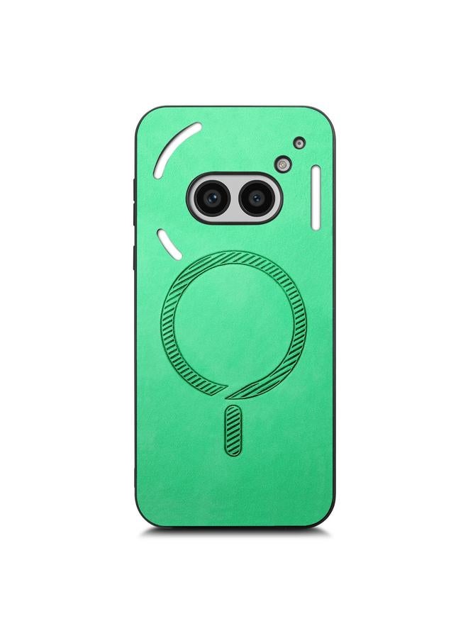 اس-توب جراب لهاتف Nothing Phone 2a بلون سادة وغطاء خلفي من مادة البولي يوريثان Magsafe بتصميم كلاسيكي - Image 3