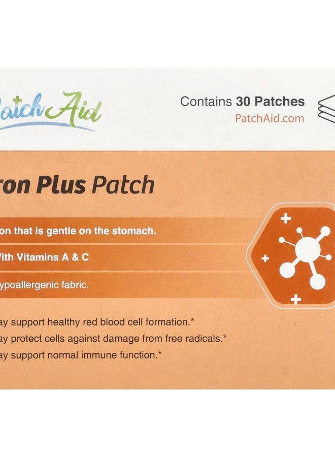 PatchAid لصقات الحديد بلس 30 لصقة