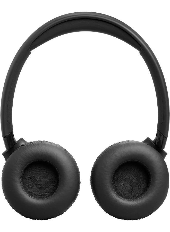 JBL Tune 680NC Wireless On-Ear Noise Cancelling Headphones with Hi-Res JBL Pure Bass & Spatial Sound, 76H Battery Life, Smart Ambient, Dual Mics, Bluetooth 6.0 Black - Image 2