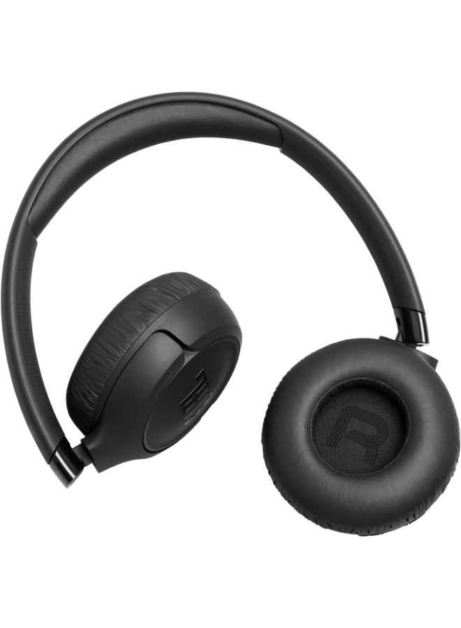 JBL Tune 680NC Wireless On-Ear Noise Cancelling Headphones with Hi-Res JBL Pure Bass & Spatial Sound, 76H Battery Life, Smart Ambient, Dual Mics, Bluetooth 6.0 Black - Image 4