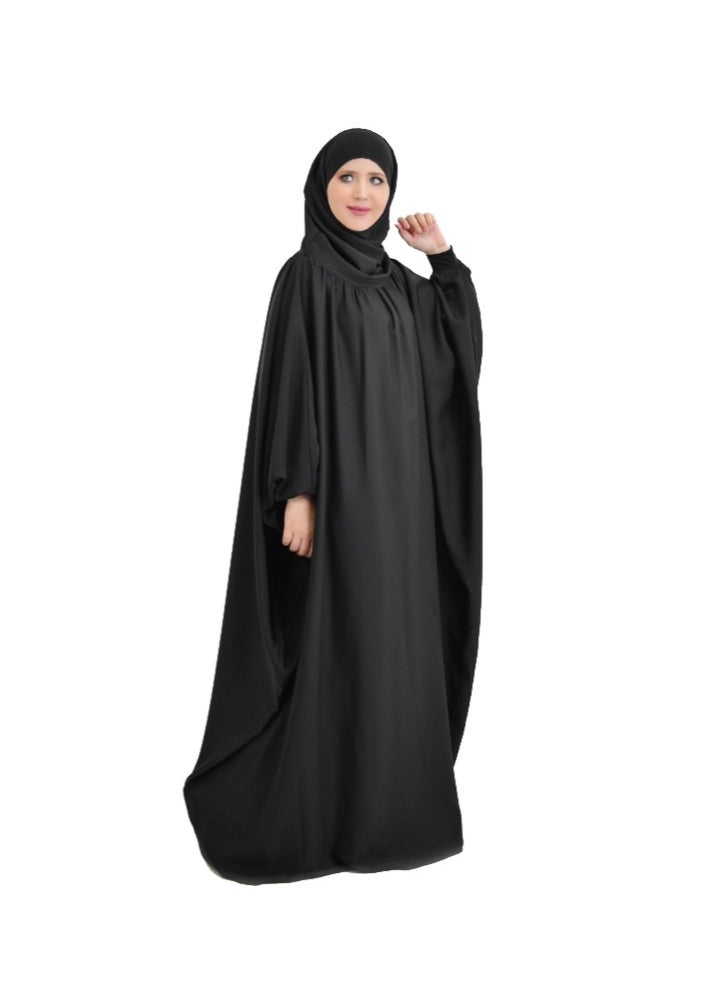 Long Sleeves Abaya With Hijab Black - pzsku/ZDB610EAFB3CA9CA1E593Z/45/_/1725956153/0fbd4e5c-9f5a-4866-b8dd-f5e2983660fe