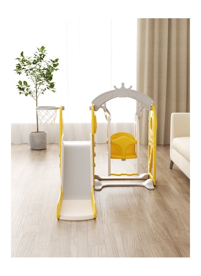 FULL JOY - Cute Duck Slide with Swing  3 in 1 170 (Crown Type A) (Fully Enclosed) (No Sound) - Image 1