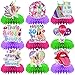 Aposwow Thirty Flirty and Thriving Decorations 9PCS 30 Flirty and Thriving Honeycomb Centerpieces Birthday Table Decoration Talk 30 to Me Bday Decor for 30 Years Old Supplies - Image 2