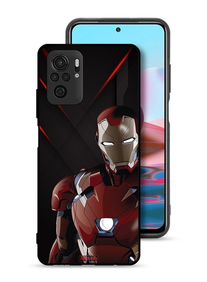 Tolwak Xiaomi Redmi Note 10S Protective Case Cover Iron Man - Image 1