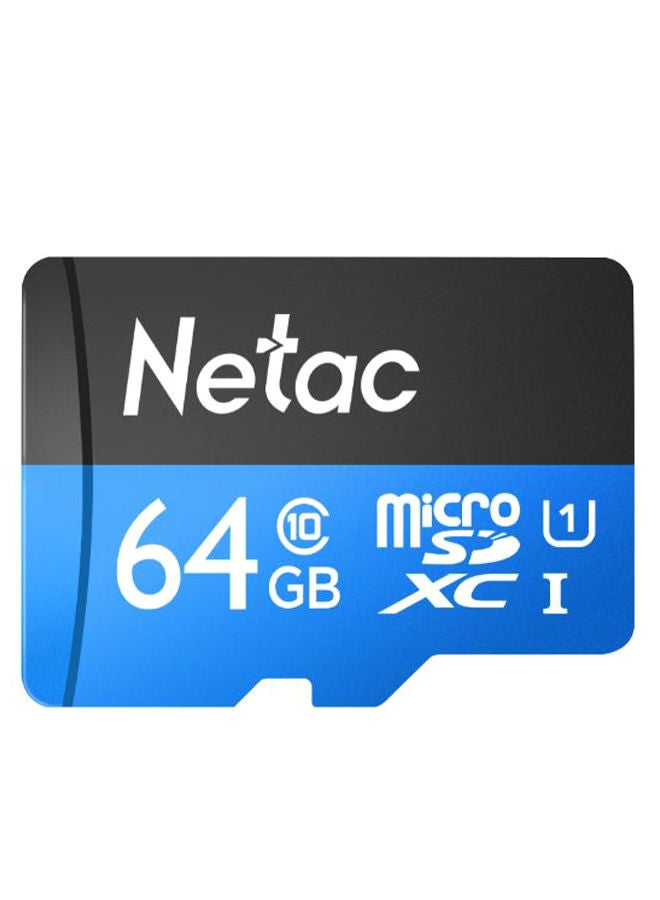 NIBEMINENT Class 10 Micro SDXC TF Flash Memory Card Blue/Black  - Image 1