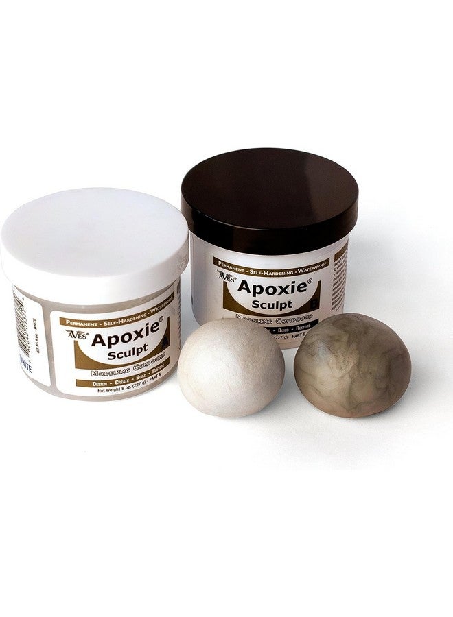 Aves Apoxie Sculpt 2 Part Modeling Compound (A & B) 1 Pound White/Stone White - Image 1
