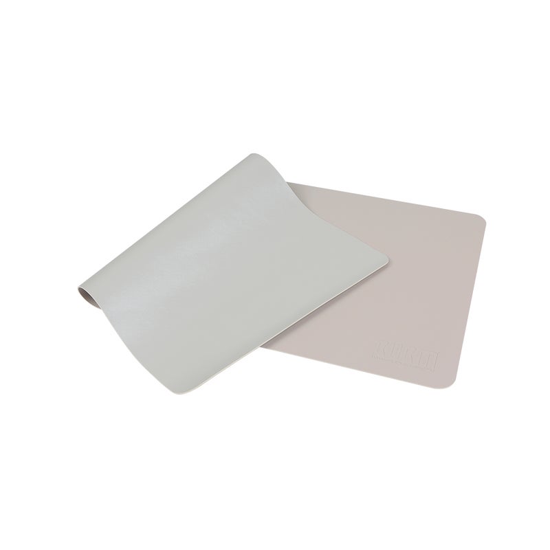 BUBM PU Leather Protector Mouse Pad Mat Grey - Image 3