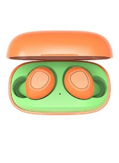 Nokia E3100 Portable Wireless/Bluetooth In-Ear Mini Sports Earbuds with Mic, Orange/Green