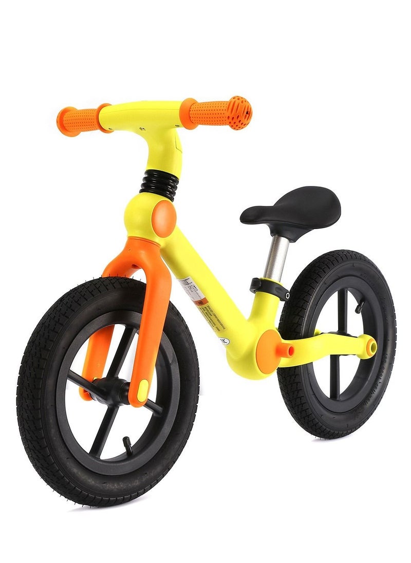 Generic - Kids Balance Bike (yellow) | Quickly Master Balance of 2 Wheel Bikes | No Pedal Bike for Toddlers and Preschoolers (2-5 yrs Old) - Image 1