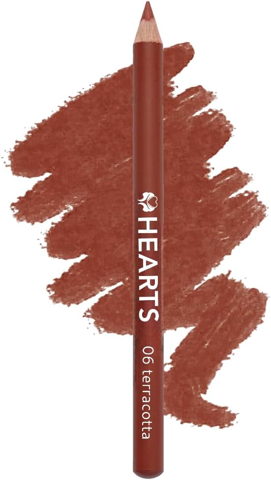 Hearts Lip Liner in Terracotta 06