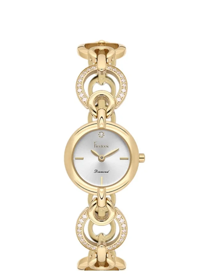 Freelook Paris Freelook - Lumiere Women's Watch | Steel Case | Stainless Steel Band | Silver & Round Dial | Analog | Quartz | Mineral Glass | Premium Luxury Watch | Ideal Gift | Water Resistant 30 Meters