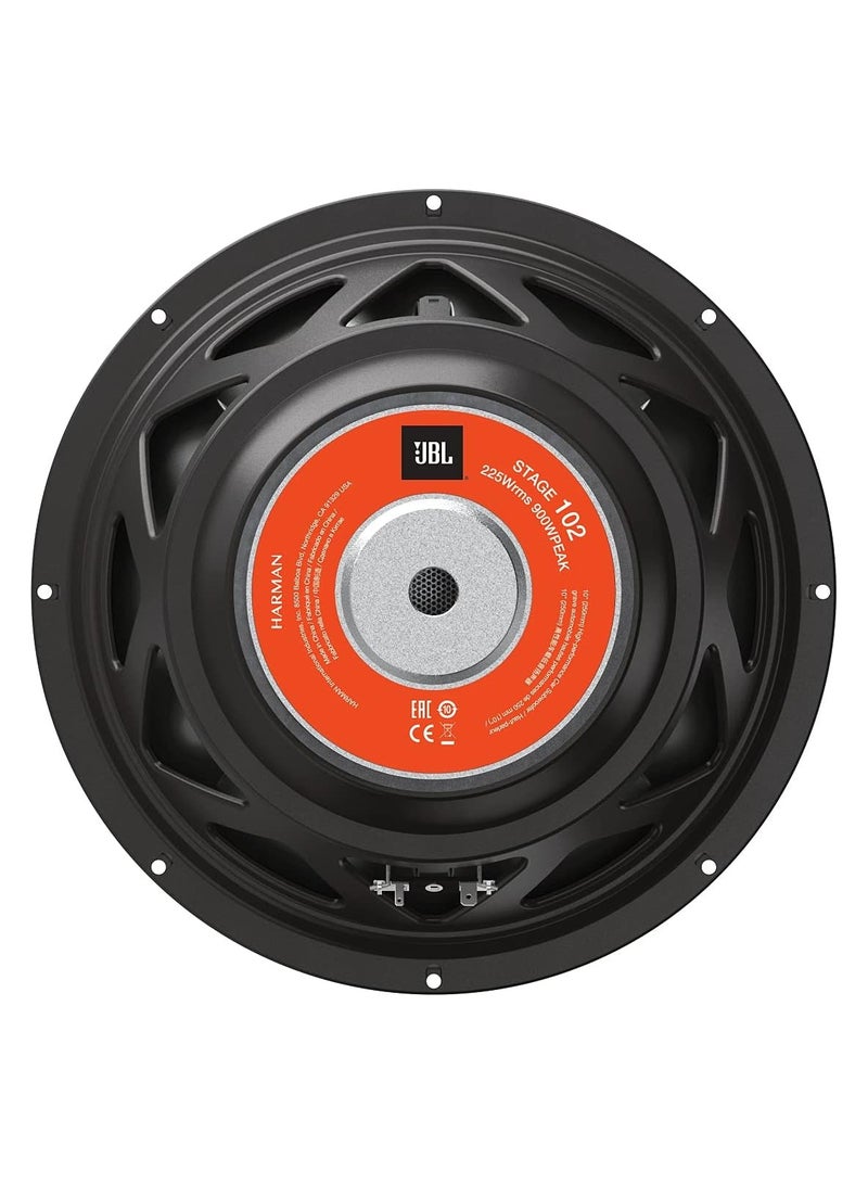 JBL Stage 102 10" Car Subwoofer – Nominal Power 225W, Peak Power 900W - Image 3