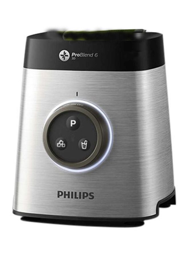 فيليبس خلاط يوضع أعلى الطاولة 2 L 1400 W HR3652/01 أسود/ فضي - Image 3