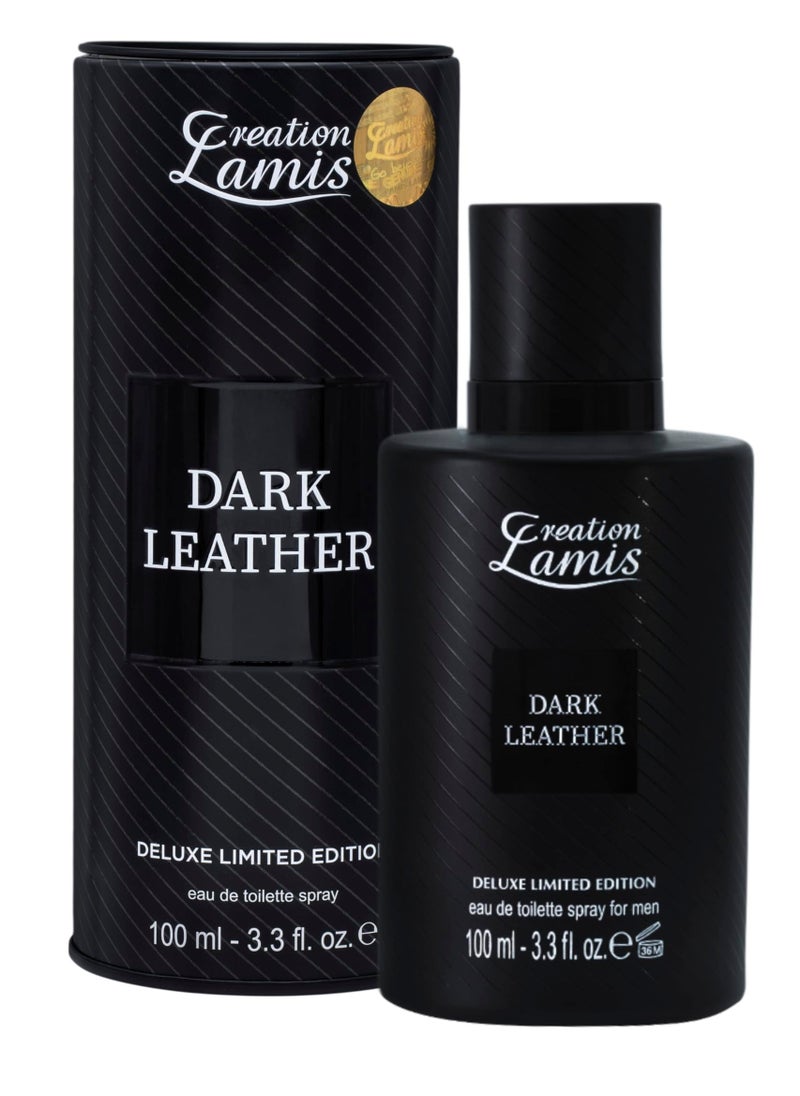 Creation Lamis - Dark Leather - For Men - EDT - 100ml - Image 1