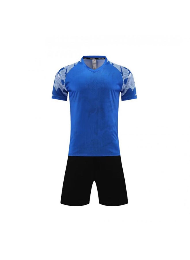 Youth Kids Training Camp Short-Sleeved Football Jersey Set