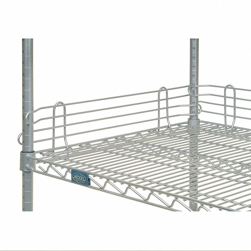 Wire Shelf Ledge, 30"W x 4"H, Chrome