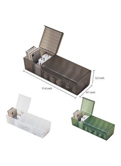 Generic Data Cable Organizer Box Charge Cable Management 7 Compartments Storage Box USB Cord Sorter Small Desk Electronic Accessories Organizer and Storage  - Image 3