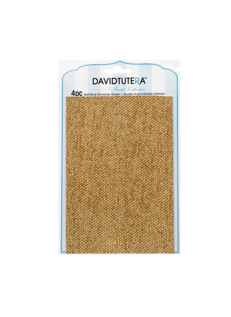 David Tutera - Illusion Shimmer Adhesive Mesh Light Gold - Image 1