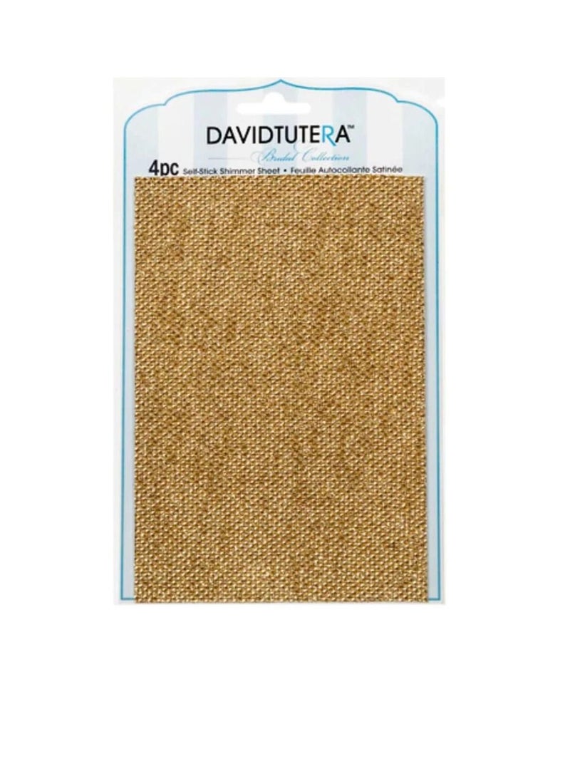 David Tutera - Illusion Shimmer Adhesive Mesh Light Gold - Image 1