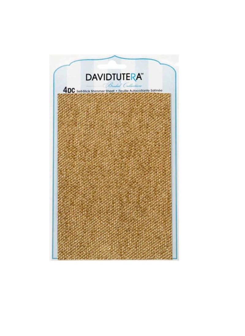 David Tutera - Illusion Shimmer Adhesive Mesh Light Gold - Image 1
