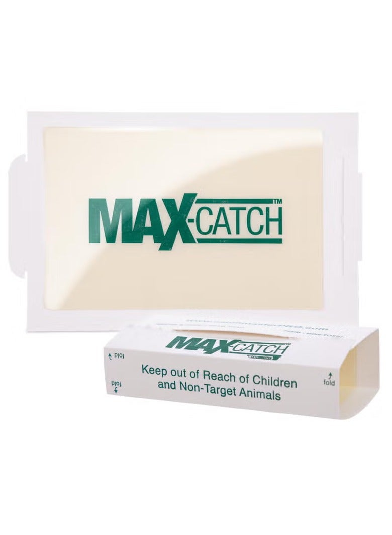 Catchmaster Max-Catch Mouse & Insect Glue Trap 72MB,12 Pieces  Mouse Traps Indoor for Home, Sticky Pest Control Adhesive Tray for Catching Bugs, Rats & Rodents, Non Toxic Bulk Pre-Baited Glue Boards - Image 1