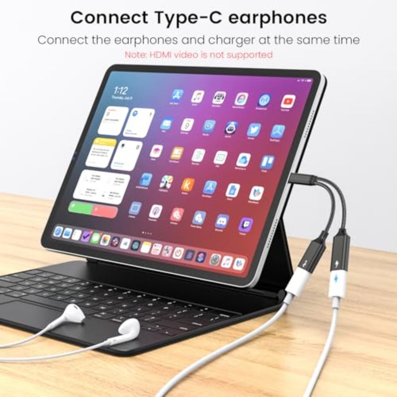 60W USB C Splitter Cable, 2-in-1 USB-C Male to Dual USB-C Female, Charge While Using Headphones, SSD, DAC, or Controller for Steam Deck, Quest 3, iPad, Samsung, Pixel Not for Monitor - Image 5