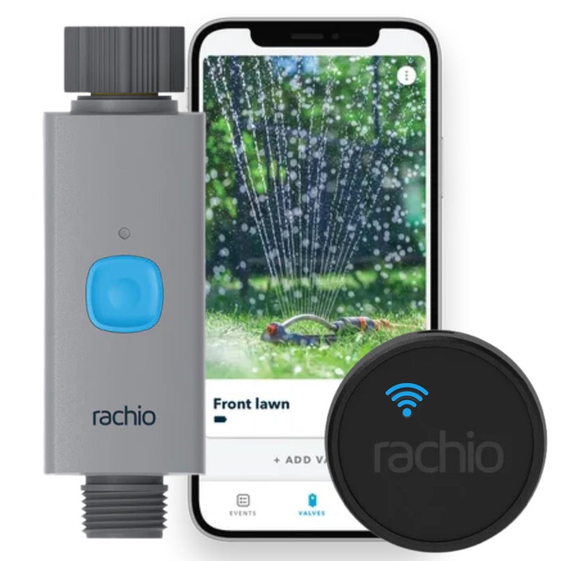 Rachio Smart Hose Timer (1 Valve + 1 WiFi Hub) â€“ App-Controlled Outdoor Faucet Timer, Quick Install & Scheduling, Expandable System - Image 1