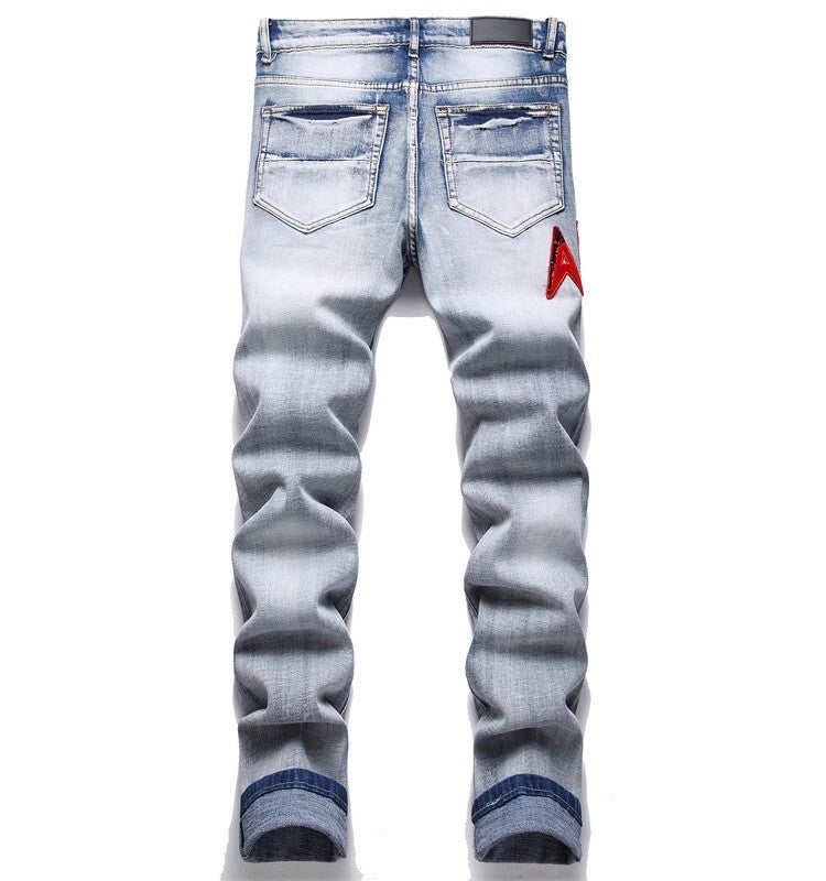 Unisex Classic Denim Jeans Loose Fit Daily Outdoor Wear - Image 5