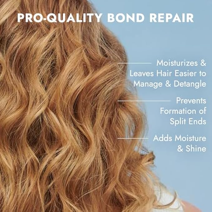 Bondbar CONDITIONER FOR DAMAGED HAIR, REPAIRS, PROTECTS, STRENGTHENS & HYDRATES ALL HAIR TYPES & TEXTURES, VEGAN, CRUELTYFREE, 33.8 FL OZ - Image 3