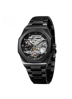 Generic FORSINING Mens Automatic Mechanical Watch Luminous Multifunction Black Shell black face 