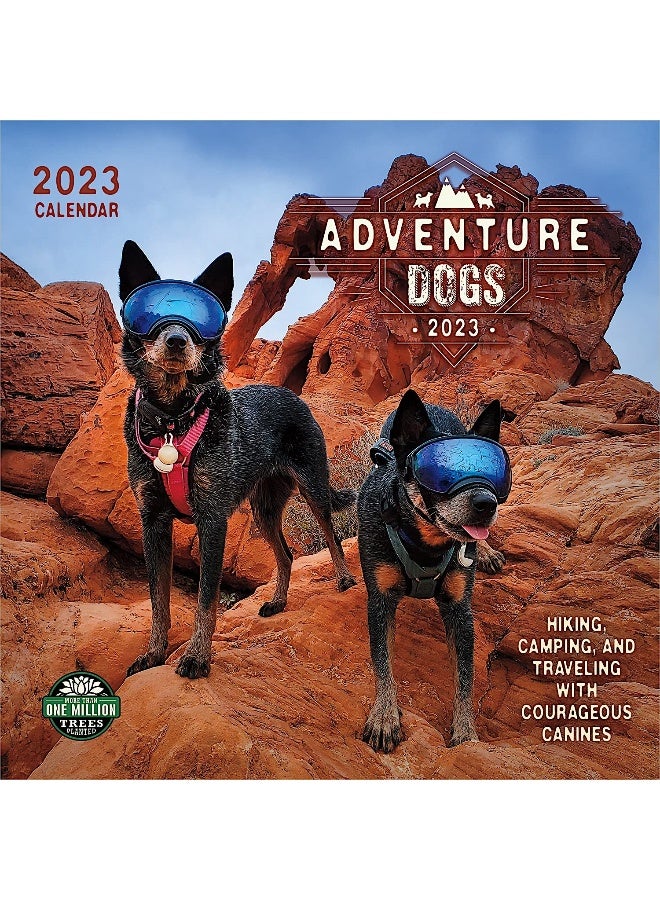 ADVENTURE DOGS 2023 WALL CALENDAR  - Image 1