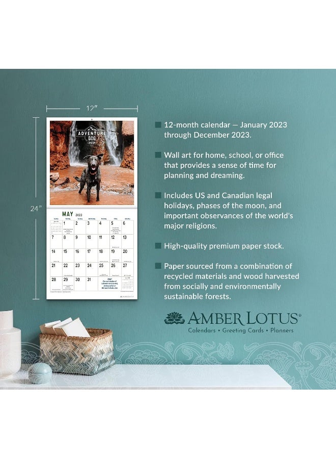 ADVENTURE DOGS 2023 WALL CALENDAR  - Image 5