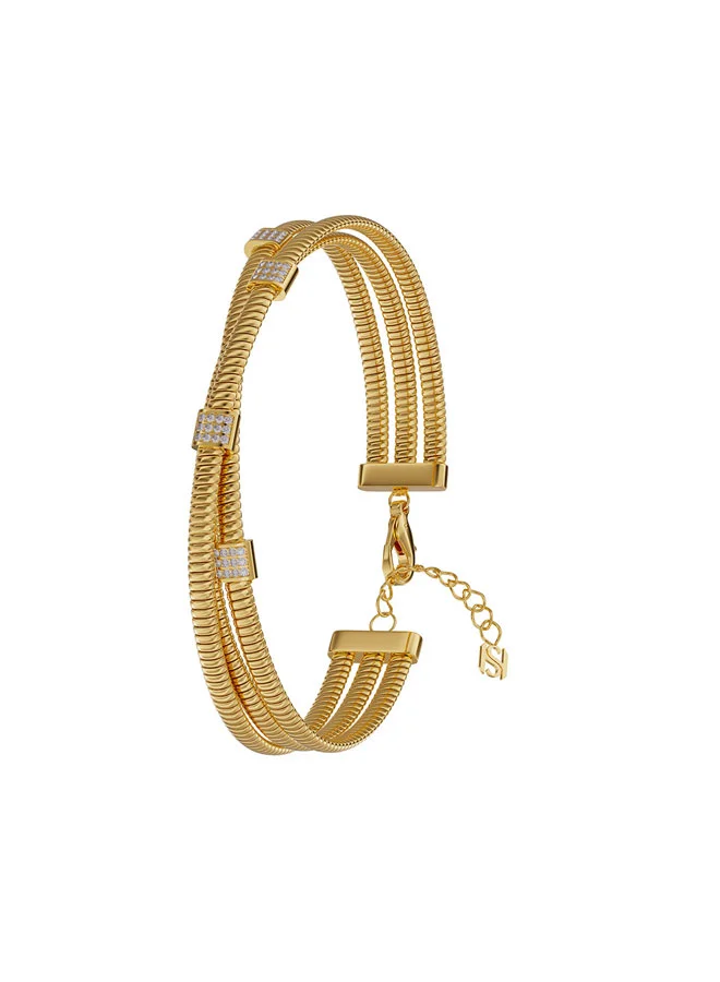 سانت هونور سوار توبوجاس ملتوي مطلي بالذهب والكريستال مجوهرات فاخرة