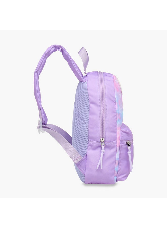 Barbie Girls Mermaid Print School Backpack with Adjustable Shoulder Straps - 33x25x10 cm - Image 3