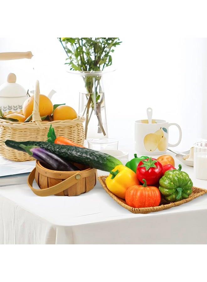 Lorigun 10 Pieces/Set Artificial Vegetables Simulation Vegetables Decoration Kitchen Home Decor Realistic Fake Vegetables Decor Set Photo Props - Image 5