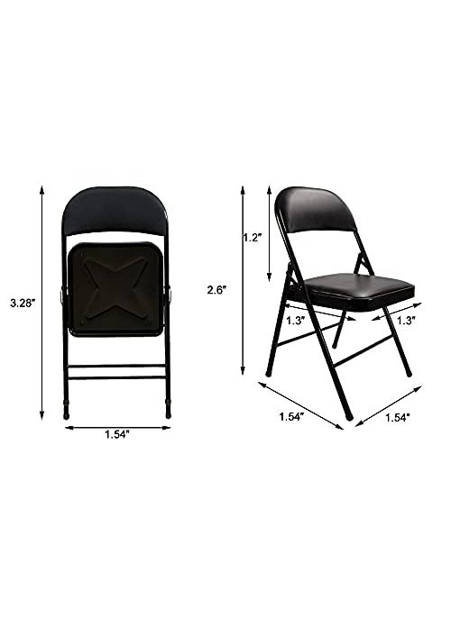 OVERA overa Multipurpose Foldable Chair for Office Use Kids Home School Study Foldable Chairs Living Room Chair Garden Balcony and Outdoors Pack of 1  - Image 2
